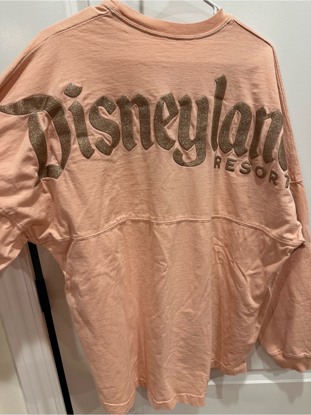 Disney Spirit Jersey Gold Glitter 'Disneyland Resort'